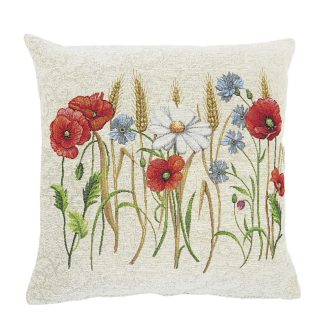 Pipacsos, búzavirágos díszpárna huzat