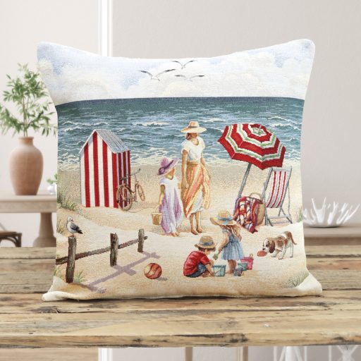 Vízparti hangulat díszpárna huzat