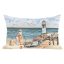 Vízparti hangulat díszpárna huzat, 50x70 cm