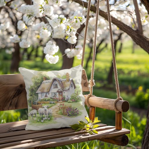 Bárányos díszpárna huzat