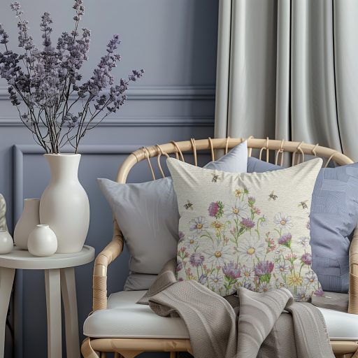 Vadvirágos rét díszpárna huzat