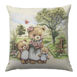 Kismackó család díszpárna huzat