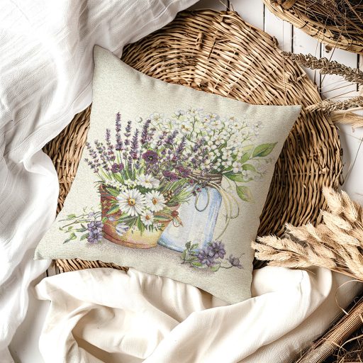 Flower shop, levendulás (B) díszpárna huzat