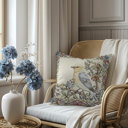 Madár fantázia (B) díszpárna huzat