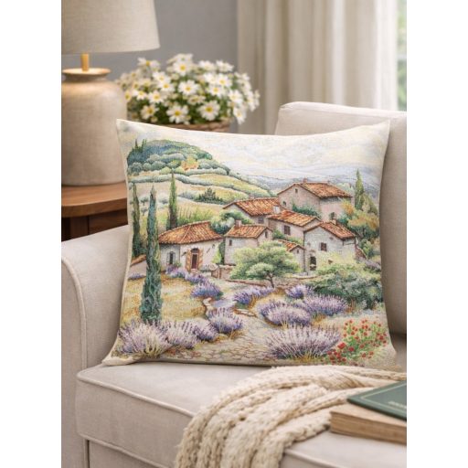 Levendula farm díszpárna huzat