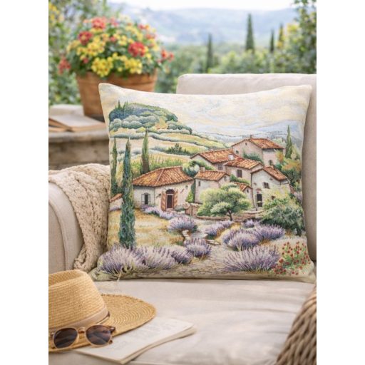 Levendula farm díszpárna huzat