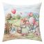 Farmhouse húsvéti nyuszi lányos díszpárna huzat