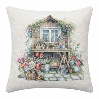 Garden house kerti házikós díszpárna huzat