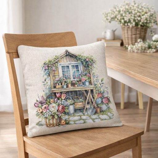 Garden house kerti házikós díszpárna huzat
