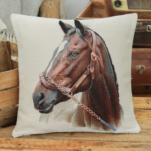 Lovas (pej) díszpárna huzat