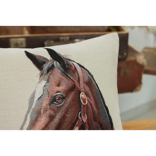 Lovas (pej) díszpárna huzat