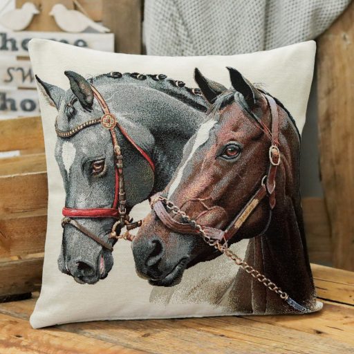 Lovas (kétféle) díszpárna huzat