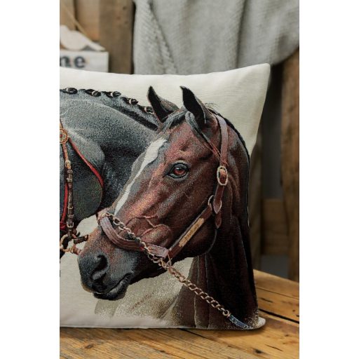 Lovas (kétféle) díszpárna huzat