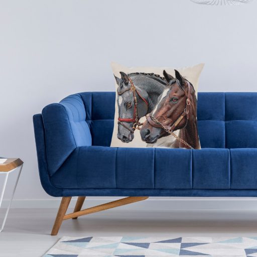 Lovas (kétféle) díszpárna huzat