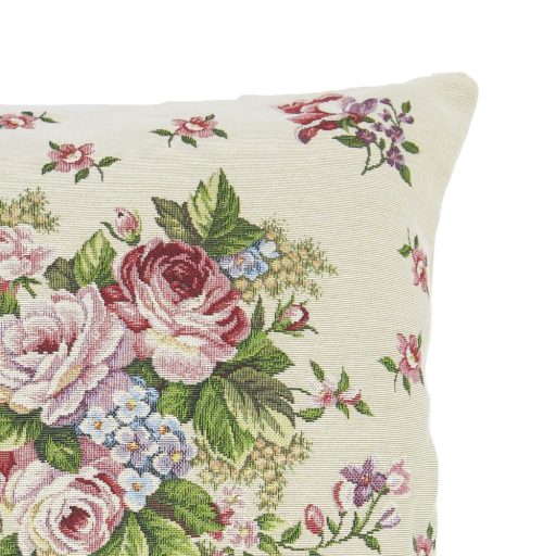 Rózsás díszpárna huzat