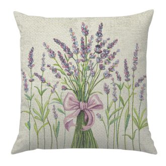 Levendulamező (masnis) díszpárna huzat