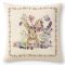 Nyuszi virágokkal díszpárna huzat