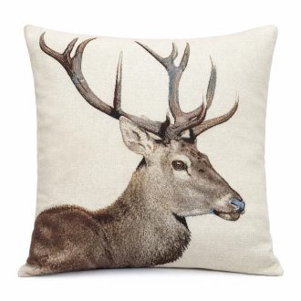 Szarvasos díszpárna huzat
