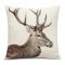 Szarvasos díszpárna huzat