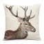 Szarvasos díszpárna huzat