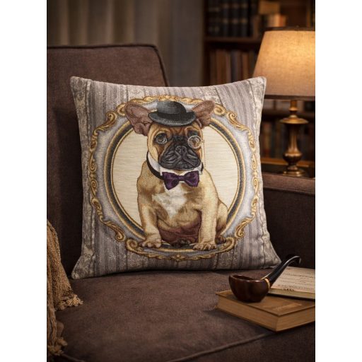 Lord Francia Bulldog díszpárna huzat