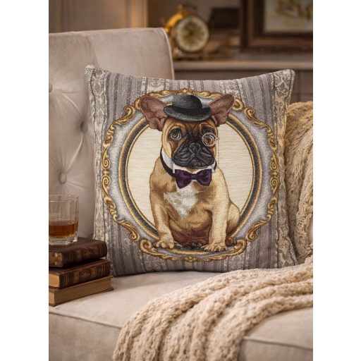 Lord Francia Bulldog díszpárna huzat