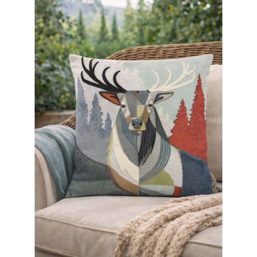 Modern szarvas díszpárna huzat