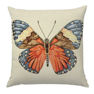 Pillangós (narancssárga) díszpárna huzat