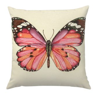 Pillangós (rózsaszín) díszpárna huzat