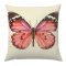 Pillangós (rózsaszín) díszpárna huzat
