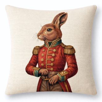Royal Rabbit nyulas díszpárna huzat