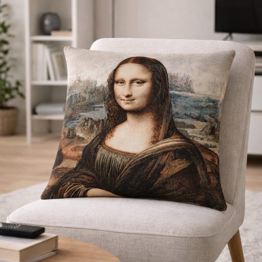 Mona Lisa díszpárna huzat