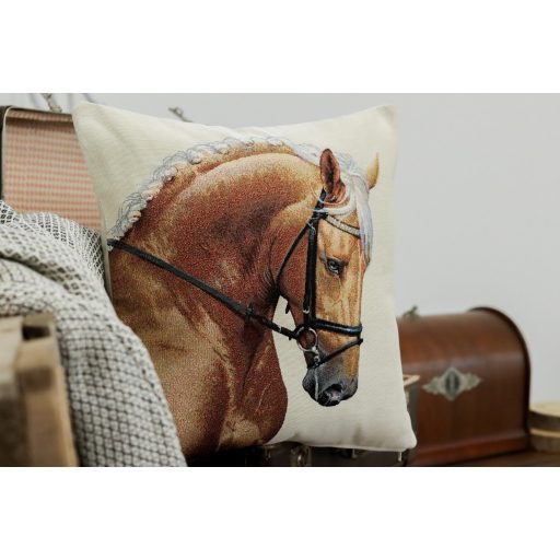 Lovas (palomino) díszpárna huzat