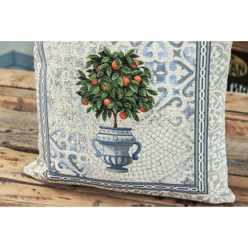 Toszkán kert (Narancsfás) díszpárna huzat