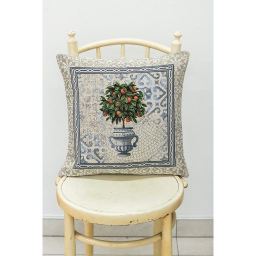 Toszkán kert (Narancsfás) díszpárna huzat