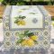 Capri citromos mediterrán asztali futó, 37x100 cm