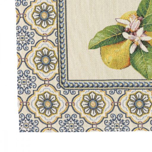 Capri citromos mediterrán tányéralátét 