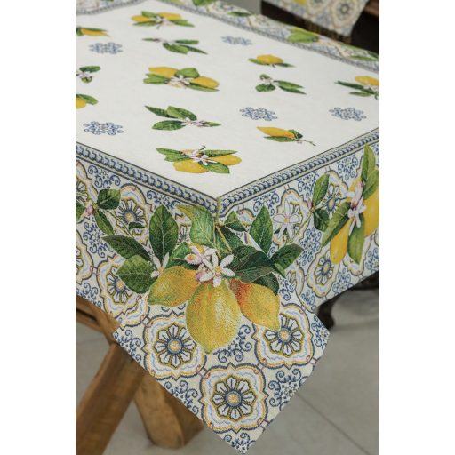 Capri citromos mediterrán asztalterítő, 96x100 cm