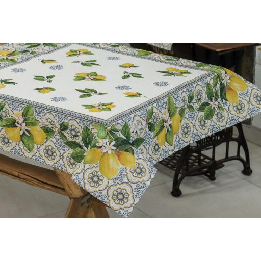 Capri citromos mediterrán asztalterítő, 96x100 cm