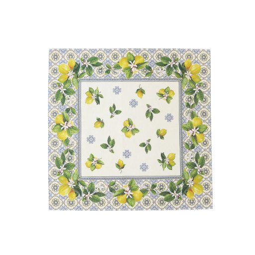 Capri citromos mediterrán asztalterítő, 96x100 cm