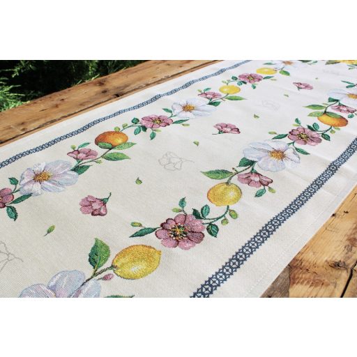 Napraforgós, citromos asztali futó, 44x140 cm