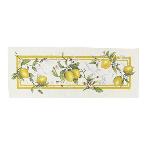 Palermo citromos, mediterrán asztali futó, 37x100 cm
