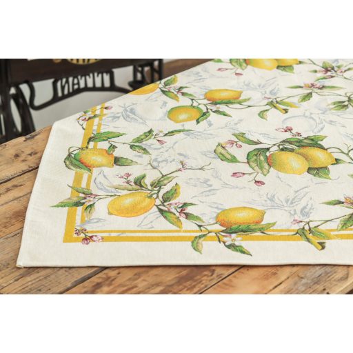 Palermo citromos, mediterrán asztalterítő, 96x100 cm