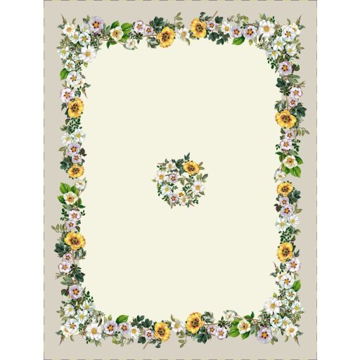 Árvácska virágos asztalterítő, 137x180 cm, 137x180 cm