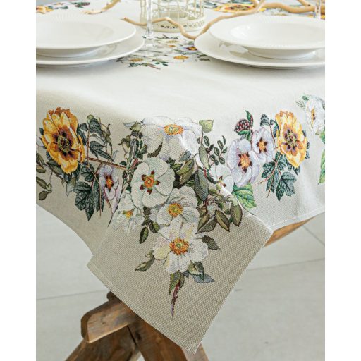 Árvácska virágos asztalterítő, 96x100 cm