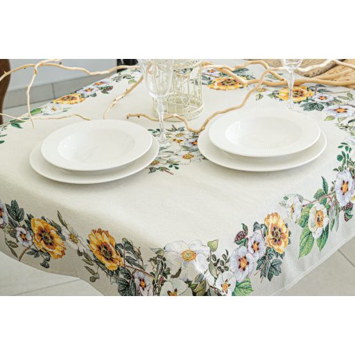 Árvácska virágos asztalterítő, 96x100 cm