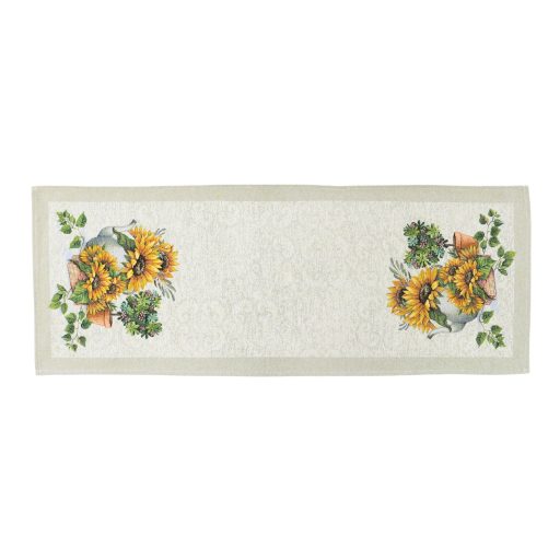 Napraforgós asztali futó, 37x100 cm