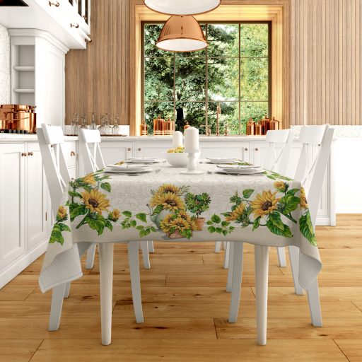 Napraforgós asztalterítő, 96x100 cm