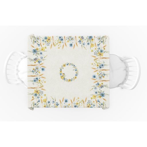 Búzavirágos asztalterítő, 96x100 cm 