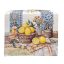 Lemon art mediterrán citromos asztali futó, 37x100 cm